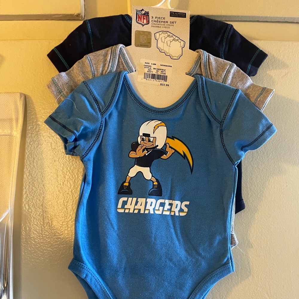 Chargers Onesies